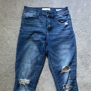 Pacsun Dark Wash Ripped Jeans